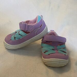 ❤️Stride Rite Purple and Blue Kids Sandals